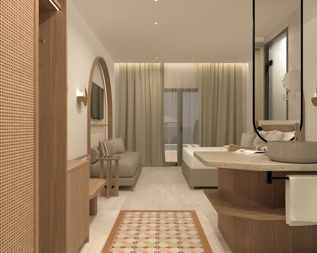 Tiara Holidays - Zeus Kassandra Lagoon - Blue Valvet Seaview Pool Suite - soba.jpg